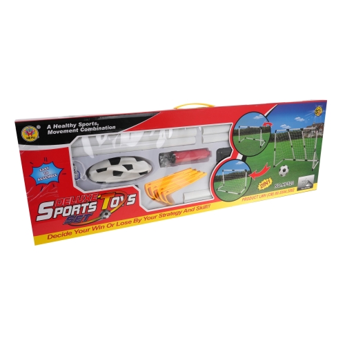 Duża Biała Bramka dla dzieci 2w1 z akcesoriami HF523